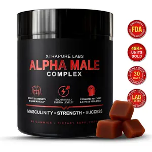 Alpha Male Complex – Clinically Dosed High Potency Men's Health Supplement | Tongkat Ali, Shilajit, Turkesterone & More