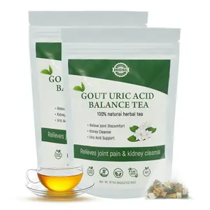 Uric Acid Tea for Kidney Cleanse and Detox, Uric Acid Balance Herbal Tea for Relief Joint Pain, 2 Pack