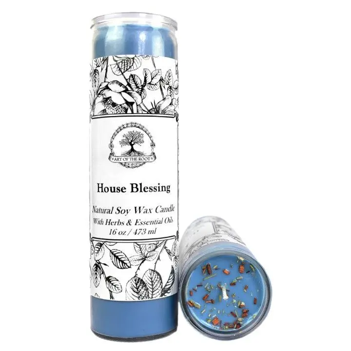 House Blessing 7 Day Candle for Good Fortune & Protection | Art Of The Root