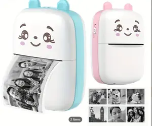 Portable Printer, Mini Pocket Wireless Bluetooth Thermal Printers for Android iOS Smartphone, BT Inkless Printing Gift for Label Receipt Photo Notes Study Home Office