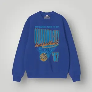 Vintage OKC Basketball Crewneck 