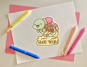 Shell Yeah Sticker