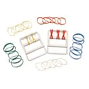 212 MAIN Latex-Free Rubber-Band Hand Exerciser, Adjustable Grip Strength Trainer, Multi-Bands Hand Grip Tool with 25 Bands for Fitness & Sports Accessories