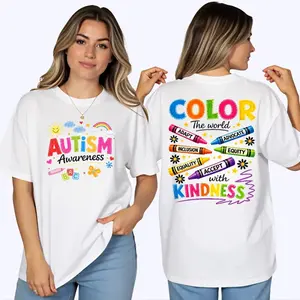 Autism Awareness T-shirt: 2-sided Print, Teacher T-shirt, Special Education T-shirt,