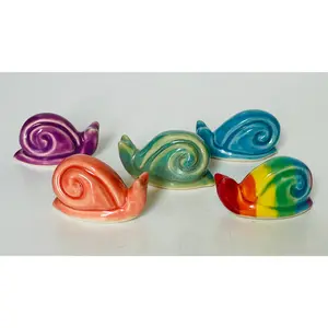 K Dub Art- Ceramic Snails