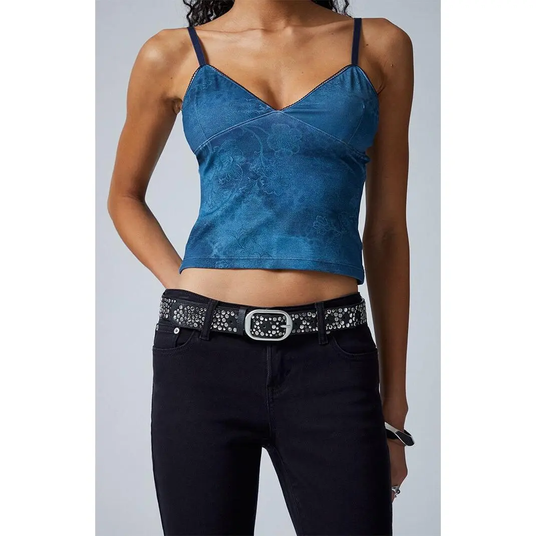 Pacsun Women's Sadie Faux Leather Studded Belt