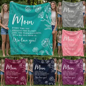 Mom Birthday Gifts Blanket, Perfect Gift for Mothers Day, Ideal Presents From Daughters & Sons, Express Your Love with This Special Item!