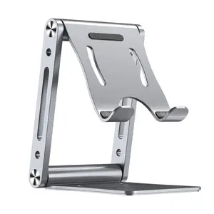 Adjustable Desktop Phone Holder, Foldable Cell Phone Stand, Stable Phone Rack for Cellphone Tablet, desktop holder Smartphone Mount Convenient Wide Compatibility Sturdy Multifunctional