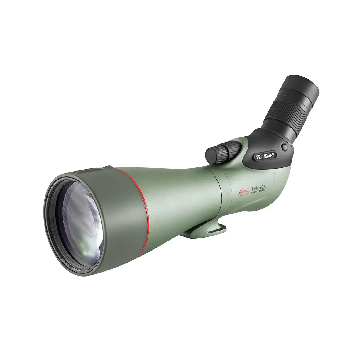 Kowa TSN-99 PROMINAR 99mm Angled Spotting Scope with TE-11WZ II 30-70x Eyepiece, Outdoor Hunt Gear, Compact, Dual Focus, KR Coated