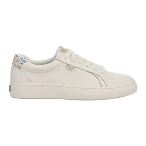 Keds Womens Pursuit Bramble Fields X Co Lace Up Sneakers Shoes Casual - Off White