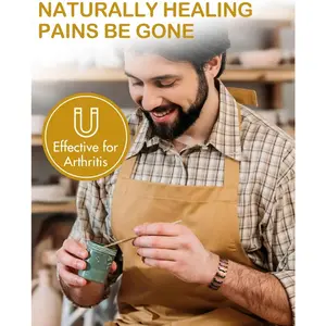 Copper Bracelet for Men,3X Ultra Strength Magnetic Bracelets,99.99% Pure Copper with 3500 Gauss Neodymium Magnets,Adjustable Minimalist Bangle