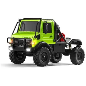 1/18 4WD RC Rock Crawler Truck MN-333, Unimog U4000 Off-Road RTR with Alloy Chassis