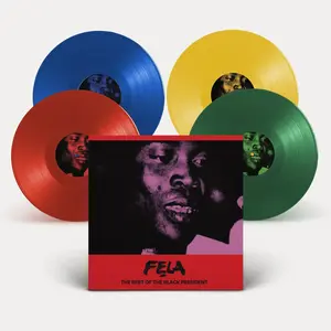 Fela Kuti - Best of the Black President  [VINYL RECORD - LP] Blue, Colored Vinyl, Green, Red, Yellow