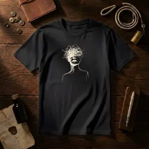 Internal Noise Graphic Tee Brutalist Streetwear, Minimal Line Art T-Shirt