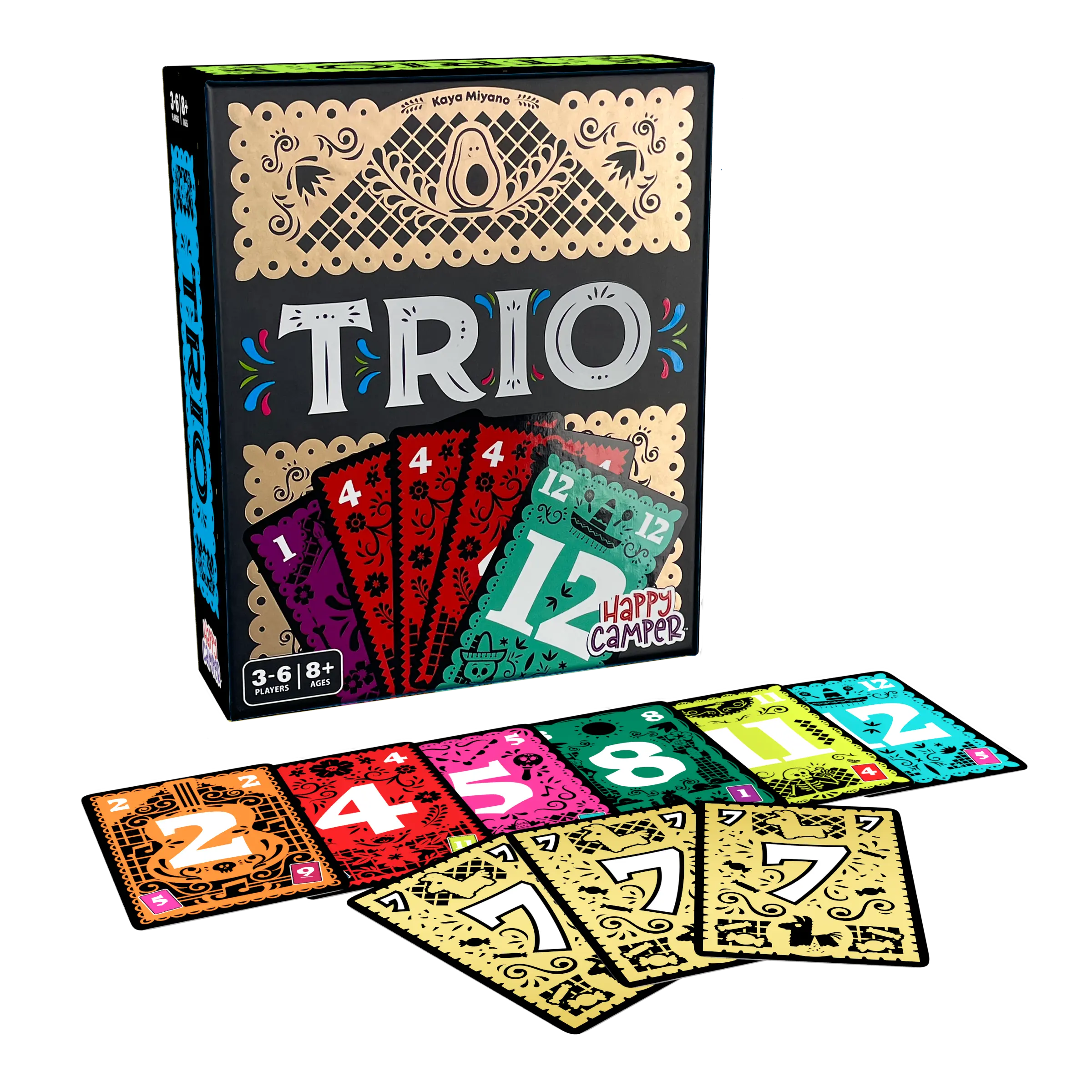 Trio from Happy Camper - Hottest New Family Card Game | 3-6 players | Ages 8+
