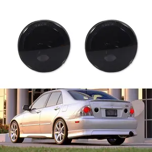 2PCS FIT FOR 2001 2002 2003 2004 2005 LEXUS IS-300 IS300 SMOKE LENS REAR TRUNK TAIL BRAKE LAMPS LIGHT,Replace OEM 8159153011, 8158153011, LX2802100, LX2803100