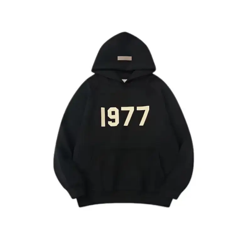 1977 Essential Hoodie & Joggers Set – Unisex Oversized Pullover Hoodie and Sweatpants, Cozy Fleece Streetwear Tracksuit, Casual Matching Outfit for Men & Women S-5XL