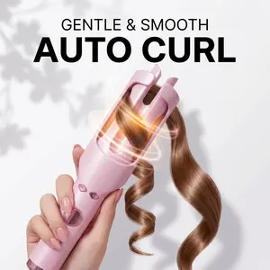 Viral Automatic Rotating Curling Iron 30mm – Beach Waves Curler, Cool Airflow Anti-Frizz Hair Waver, No Heat Damage Volumizing Egg Curling Wand, Fast Styling Hair Tool for Bouncy Salon Waves | TikTok Made Me Buy It Summer Travel Must-Have Gift for Mom