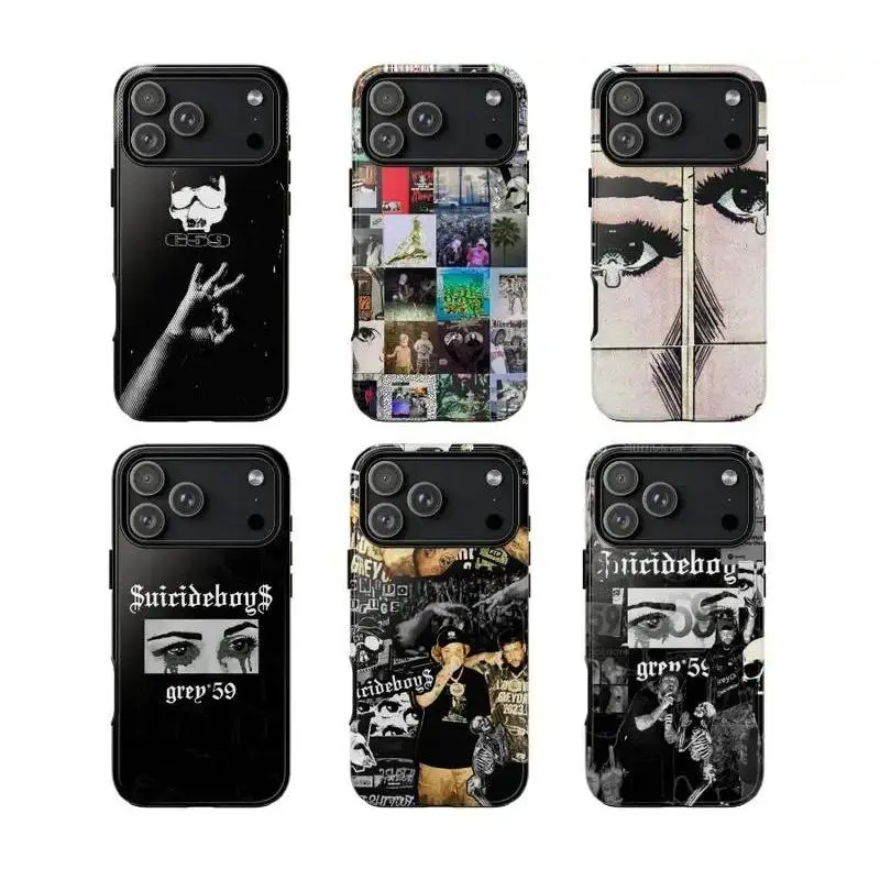 Suicideboy phone case Suitable for iPhone 17-11 Pro Max/Plus and  Samsung Galaxy S23-25