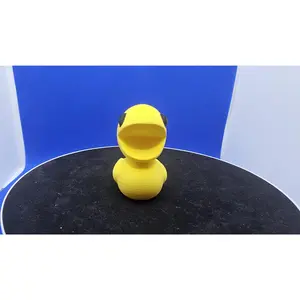 Retro Arcade Mr. Pacman Mini Duck Figurine, Lightweight Home Decor Ornament for Shelf