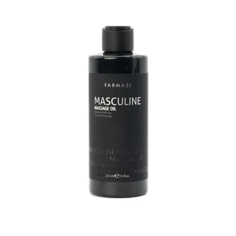 Farmasi Masculine Massage Oil 225ml - Rich in Vitamins for a Luxurious Sensation - Perfect for Deep Relaxation