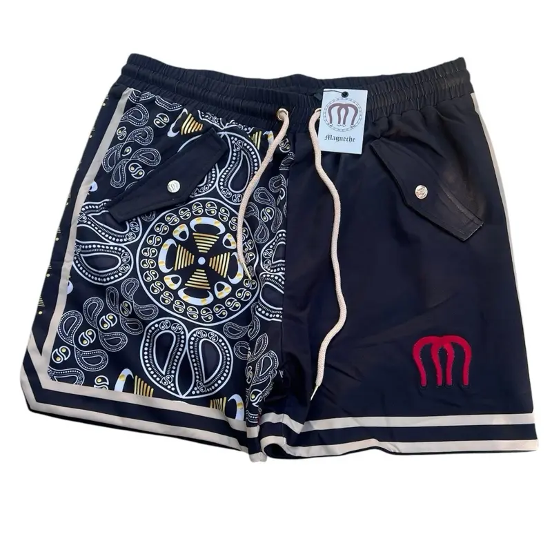Magneche Bandana Short- Triple Black Stone