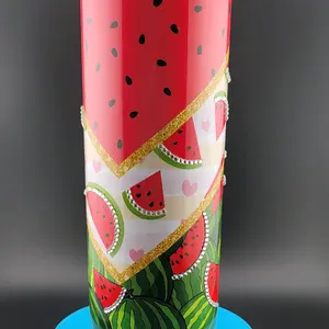 DISCOUNTED Watermelon Bling Tumbler