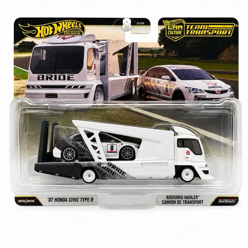 Honda Team Transport Model Car, Collectible Ornaments, Decor for Entertainment Displays