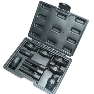 10-piece set of rotor flywheel wrench removal tools, motorcycle stator magneto remover set for engine repair and maintenance