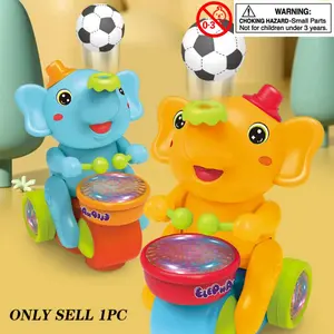 Electric Elephant Toy for Kids, Interactive Blow Ball Game, Requires 3 Aa Batteries, Fun Educational Plaything for Boys and Girls