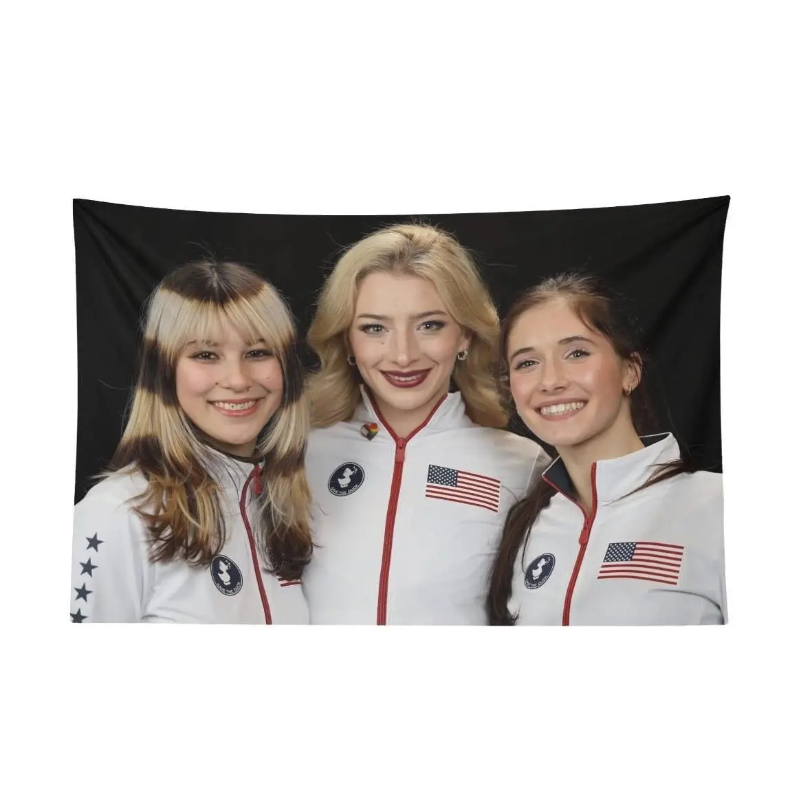 US Women's Figure Skating Team Blade Angels Flag