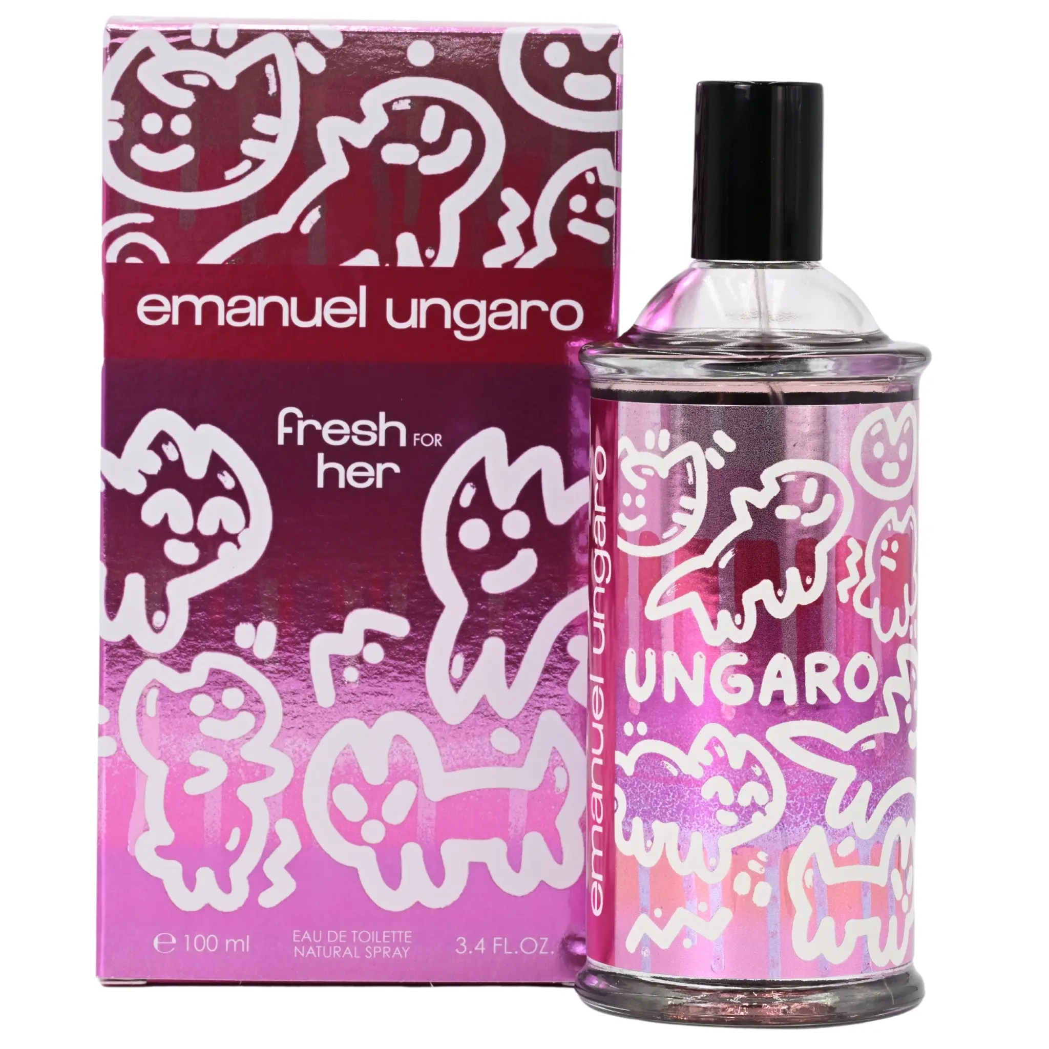 Emanuel Ungaro Women's Lemon Fresh EDT Fragrance - 3.4 fl oz, New in Box, Atomizer Bottle, Citrus Modern Women's Fragrance, Atomizer Women's Fragrance