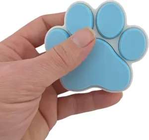 Cat Paw Fidget Clicker – 3D Printed Mechanical Click Sensory Pad for Desk, Stress Relief, Anxiety, ADHD – Pastel Pink & Blue