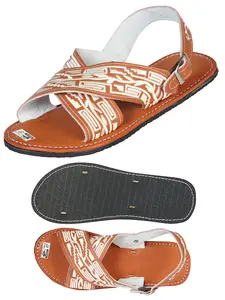 Mexican Artisanal Sandals Leather  Natural  603787
