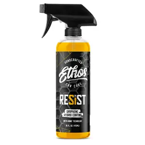 Ethos Car Care RESIST Graphene Spray Coating 8oz - Hybrid Ceramic Formula for Durable Protection & Streak-Free Finish