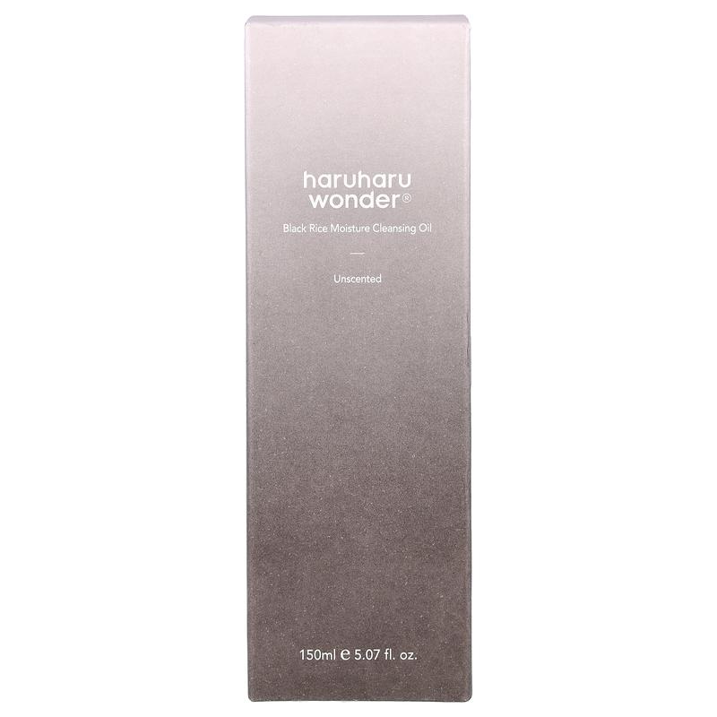 Haruharu Wonder®, Black Rice Moisture Cleansing Oil, Unscented, 5.07 fl oz (150 ml)