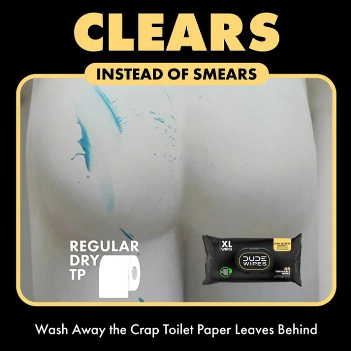 Flushable Wipes, Extra Large Shea BUTTer Smooth Wet Wipes, 144 Count