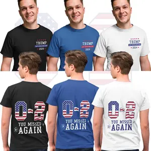 0-2 You Missed Again  Unisex Softstyle T-Shirt Casual Cotton Classic Collar Classic Collar