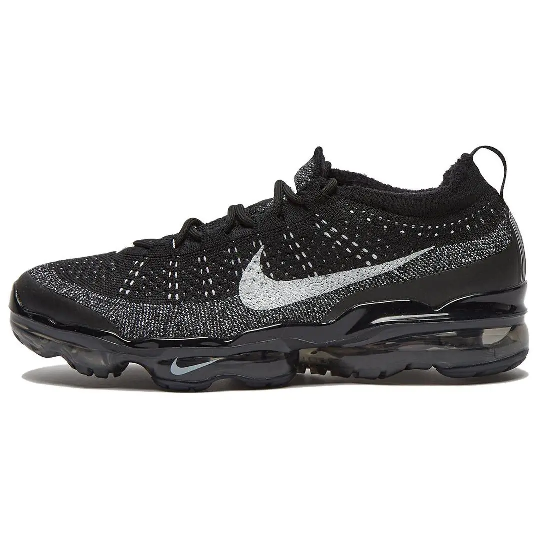 Nike Air VaporMax 2023 Flyknit 'Oreo' Running Shoes, Lightweight Cushioned Sports Sneakers with Durable Rubber Outsole for Daily Wear, Black And White, Narrow Fit, True-To-Size, Casual, Us Sizes 6-13, No, Unisex