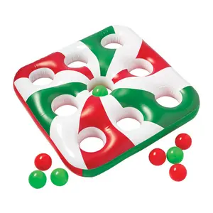 26" x 26" Inflatable 3 in a Row Christmas Ball Toss Game
