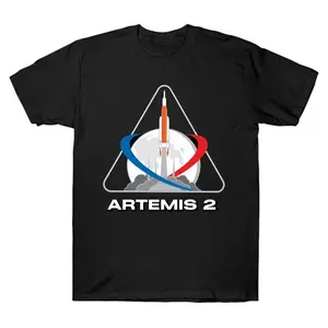 Oversized Artemis 2 Moon NASA Tee Graphic T-Shirt Streetwear Holiday Wear y2k cotton fashion Streetwear Lover Gift Top Trending