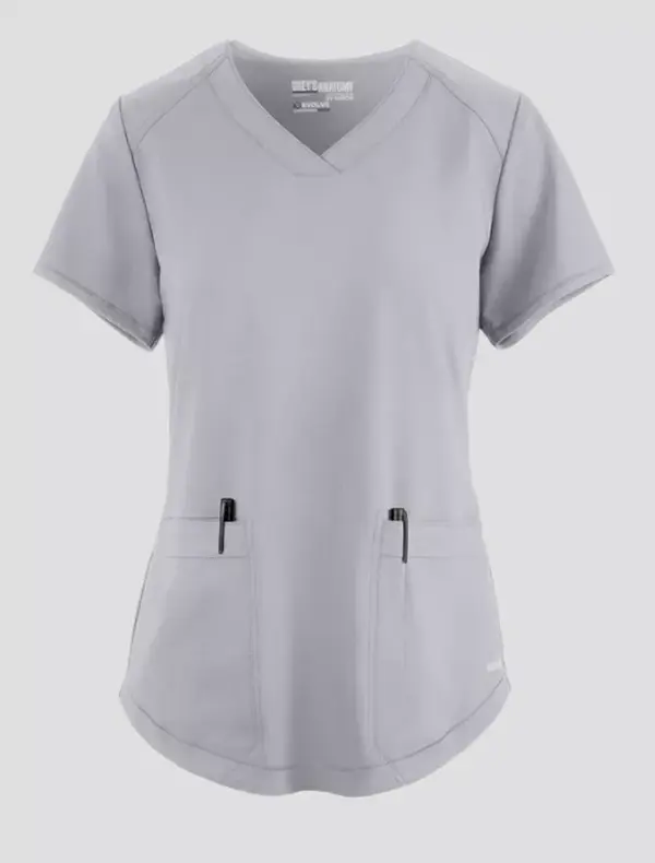 Grey's Anatomy by Barco Evolve STRETCH Rhythm Women's 2-Pocket V-Neck Scrub Top
