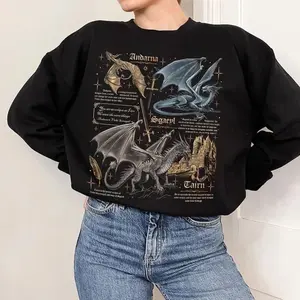 [Sale off up to 50%] Fourth Wing Dragon Shirt, Tairn & Andarna Dragon TShirt, Basgiath War College Tee, Dragon Rider Sweatshirt, Bookish Gift for Readers