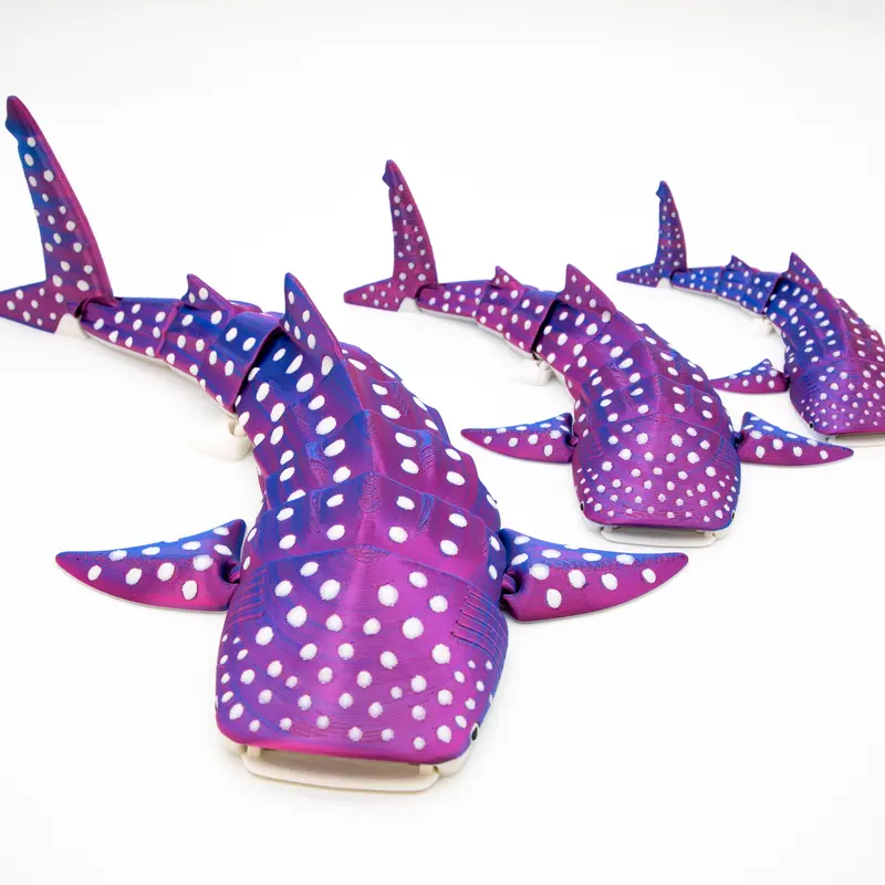 Whale Shark Cute Articulated Fidget - Articulated, Flexible, Fun - Perfect Gift for Shark, Whale, and Ocean Lovers