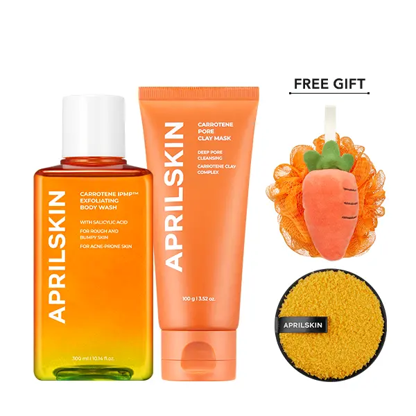 Acne Care - Body Wash + Clay Mask & free gift