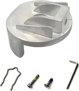 Replacement for / Upgraded Metal Adapter, Shower Handle Replacement Parts for Bathtub Faucet Valve Repair Kit with Retaining Clips for  Cartridge Replacement Rebuild