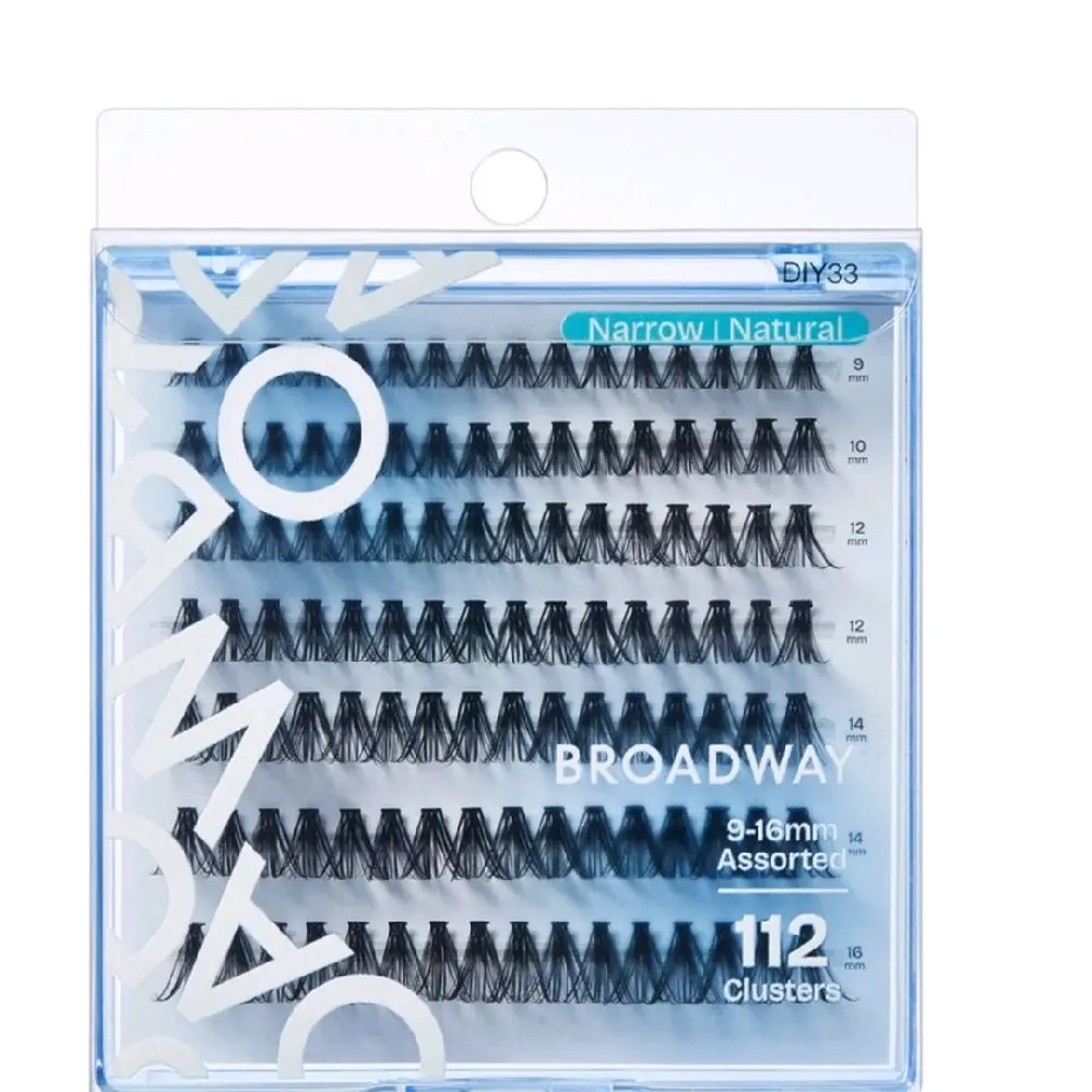 Lash Clusters  DIY33 9-16mm 70 pcs Assorted Natural Wispy False Eyelashes Customizable DIY Individual Lash Extensions for Beginners Lightweight Comfortable Wide Band Great for Everyday Glam
