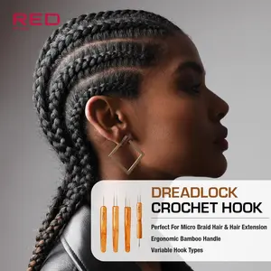 RED by KISS Dreadlock Crochet Hook 0.5mm RED by KISS Dreadlock Crochet Hook 0.5mm