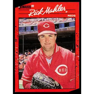 Rick Mahler 1990 Donruss #375c Cincinnati Reds