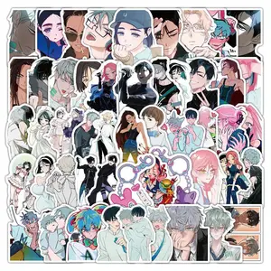 50PCS New Irregular K-Drama Alien Stage Stickers - Waterproof for Phone Case, Tablet, Desktop Decor RecordingYourLife Store